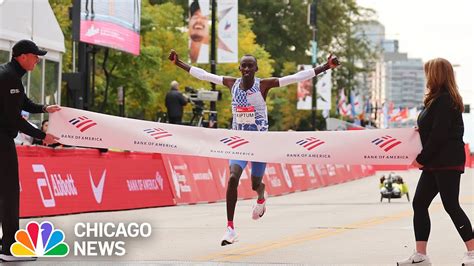 chicago marathon results 2023|World record set as Kelvin Kiptum wins 2023 Chicago Marathon – NBC.